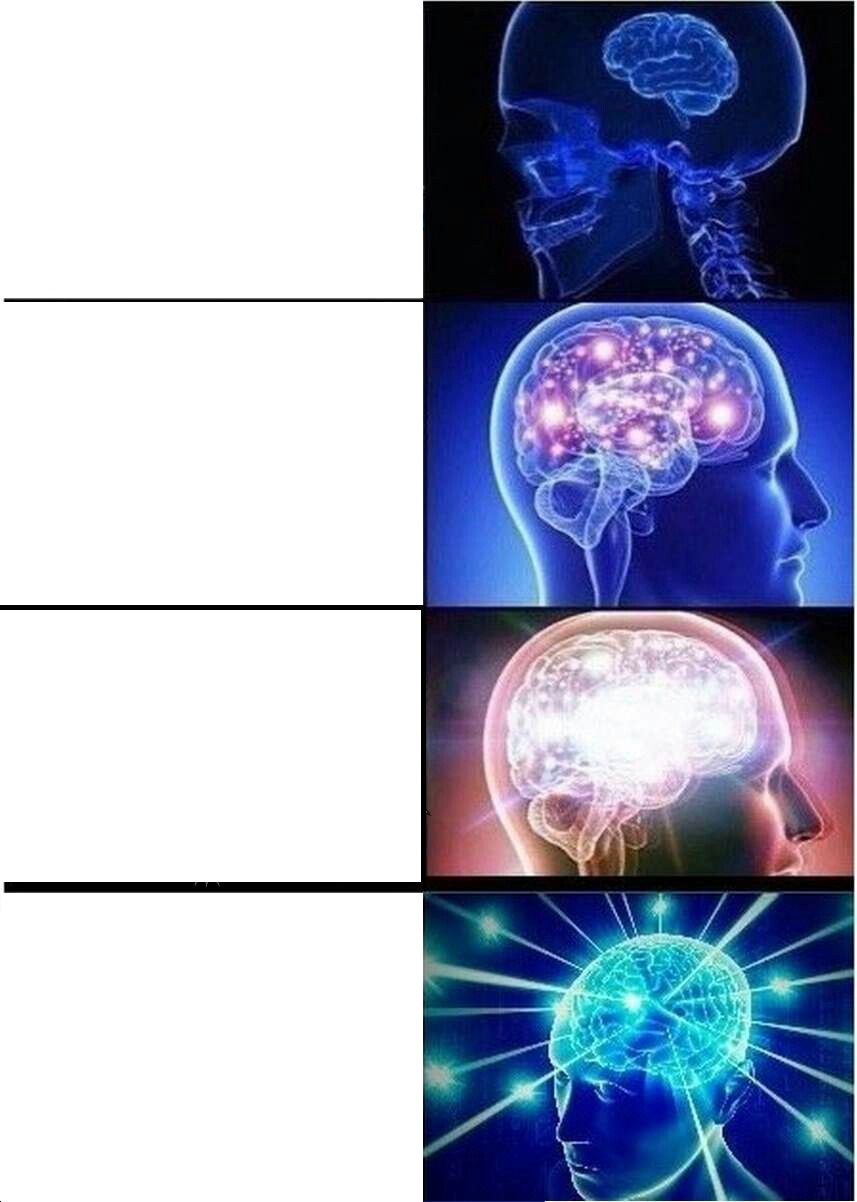 Expanding Brain meme about OLIPOP